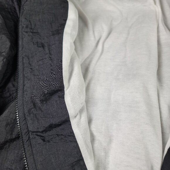 Vtg Milano Sport jacket quilted zip up dolman sleeves elastic waist cuffs size L - Picture 7 of 11